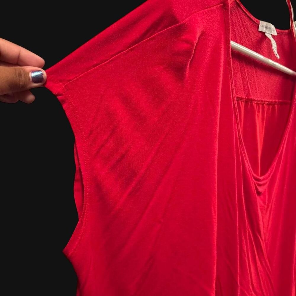 Ambiance-apparel Women's Red and Pink Blouse